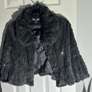 Forever 21 Black Blazer with Oversized Collar